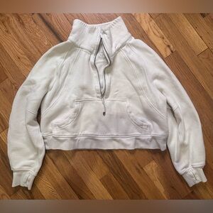 Lululemon Scuba Half Zip Cropped Sweatshirt sz M/L